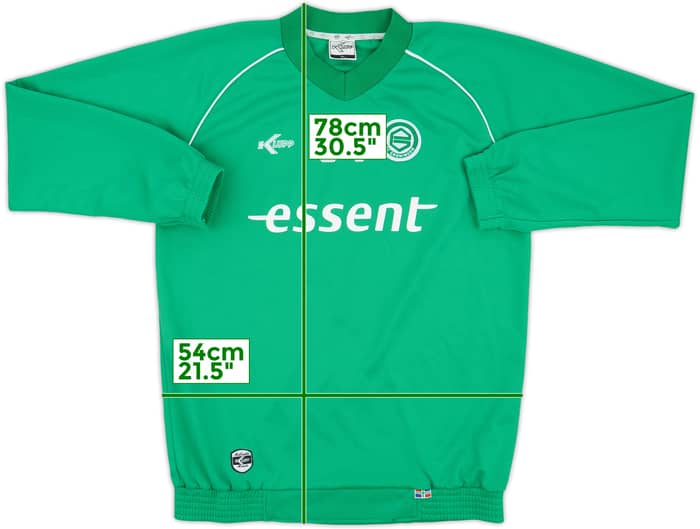 2010-11 Groningen Player Issue Sweat Top #34 - 8/10 - (XL)