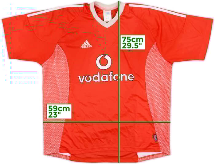 2002-03 Benfica Home Shirt - 5/10 - (L)