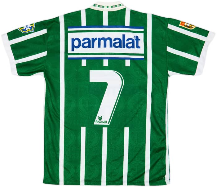 1993-94 Palmeiras Home Shirt #7 - 8/10 - (XL)
