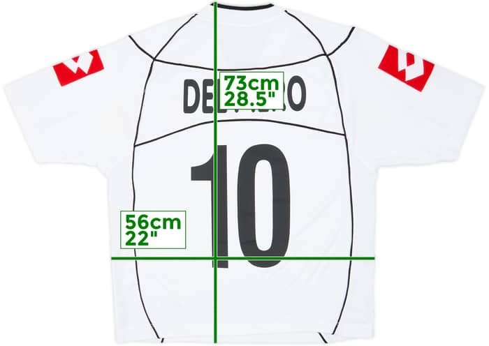 2002-03 Juventus Away Shirt Del Piero #10 - 8/10 - (XL)