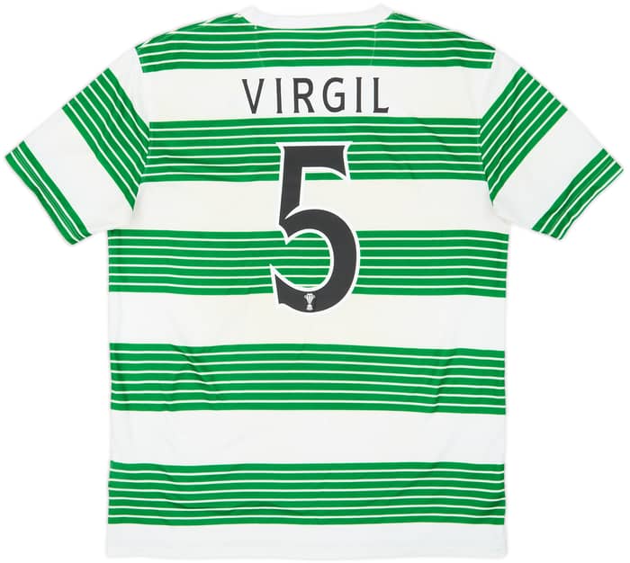 2013-15 Celtic Home Shirt Virgil #5 - 6/10 - (M)