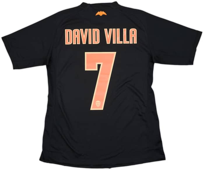2006-07 Valencia Away Shirt David Villa #7 - 6/10 - (M)