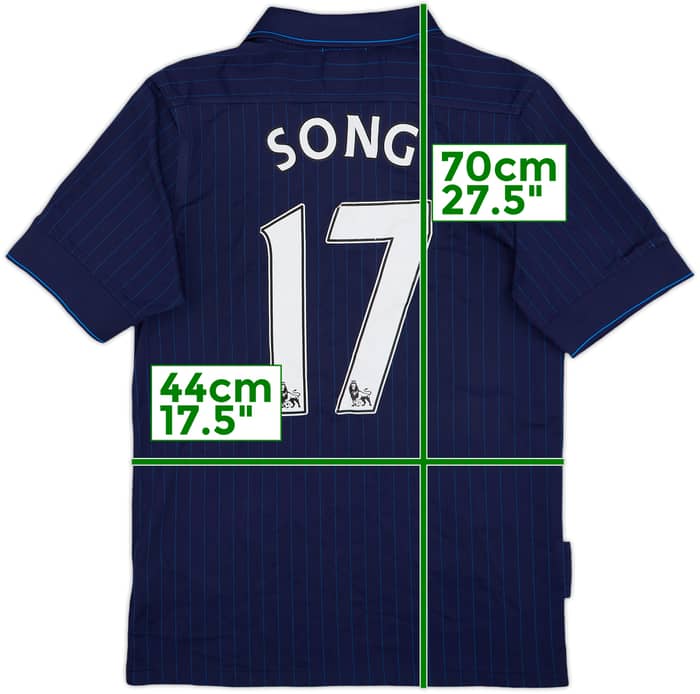 2009-10 Arsenal Away Shirt Song #17 - 4/10 - (S)