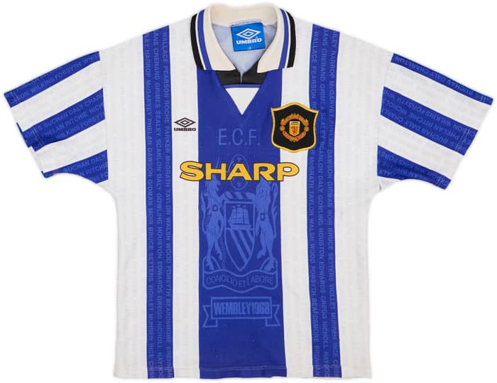 1994-96 Manchester United Third Shirt - 5/10 - (L.Boys)