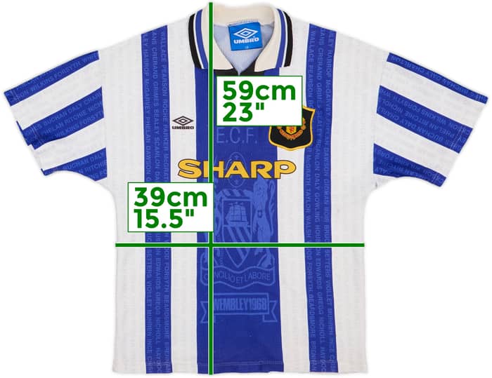 1994-96 Manchester United Third Shirt - 5/10 - (L.Boys)