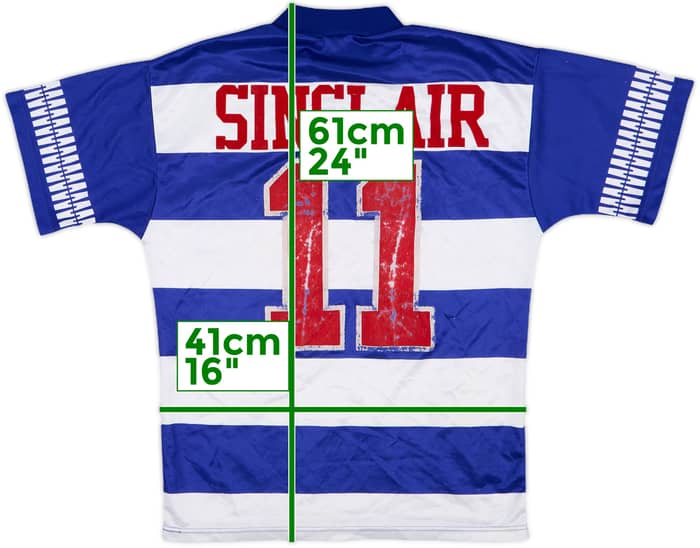 1995-96 QPR Home Shirt Sinclair #15 - 6/10 - (M.Boys)