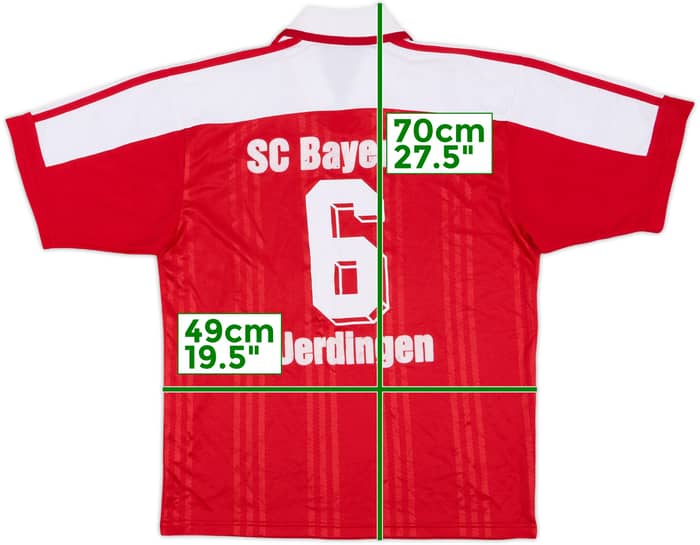 2000-01 adidas Template Shirt (Bayer Uerdingen) #6 - 8/10 - (S)