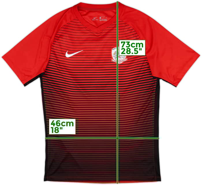 2017-18 Sale United Home Shirt #6 - 8/10 - (M)