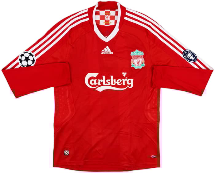 2008-10 Liverpool Home L/S Shirt Torres #9 - 8/10 - (S)