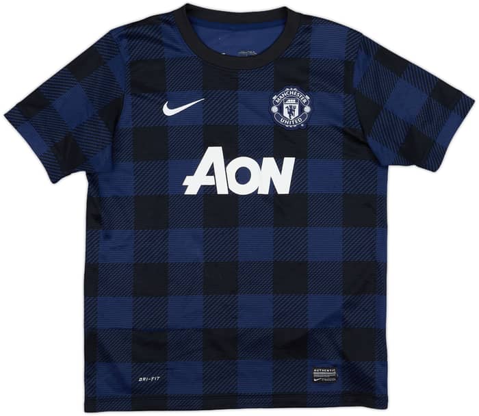 2013-14 Manchester United Away Shirt Vidic #15 - 6/10 - (L.Boys)