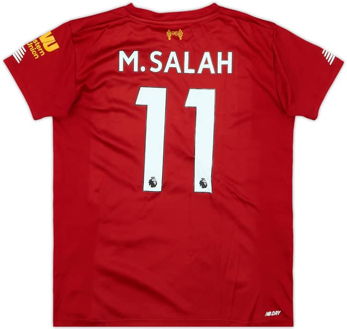 2019-20 Liverpool Home Shirt M.Salah #11 - 7/10 - (6-7 Years)