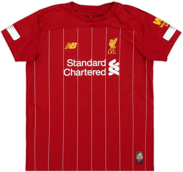 2019-20 Liverpool Home Shirt M.Salah #11 - 7/10 - (6-7 Years)