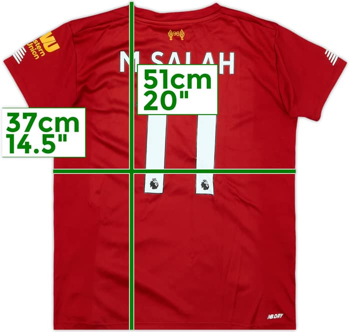 2019-20 Liverpool Home Shirt M.Salah #11 - 7/10 - (6-7 Years)