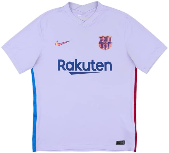 2021-22 Barcelona Away Shirt - 9/10 - (M)