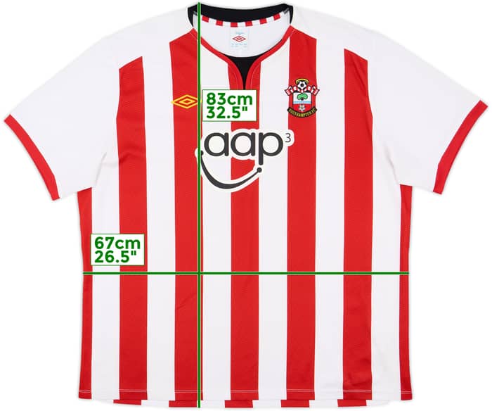 2011-12 Southampton Home Shirt - 7/10 - (3XL)