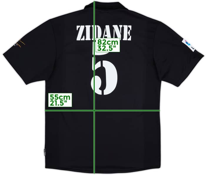 2001-02 Real Madrid Centenary Away Shirt Zidane #5 - 10/10 - (M)
