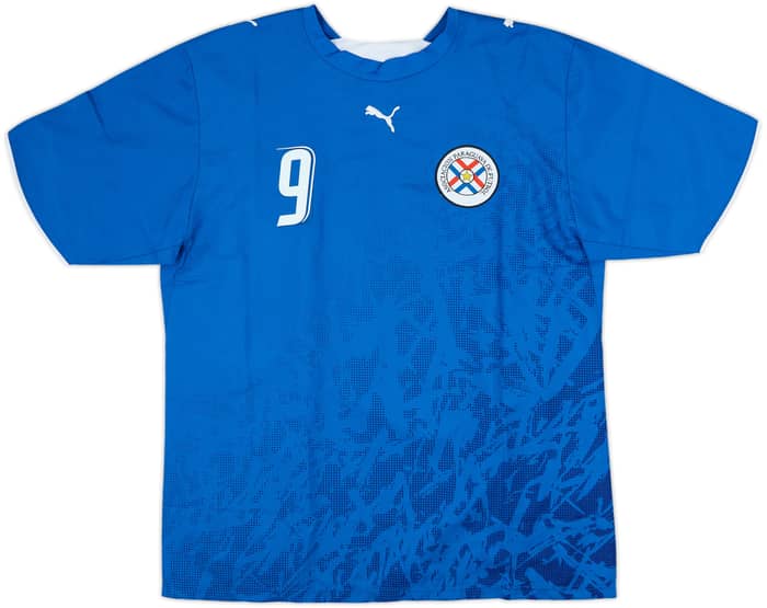 2006-07 Paraguay Away Shirt Santa Cruz #9 - 7/10 - (L)