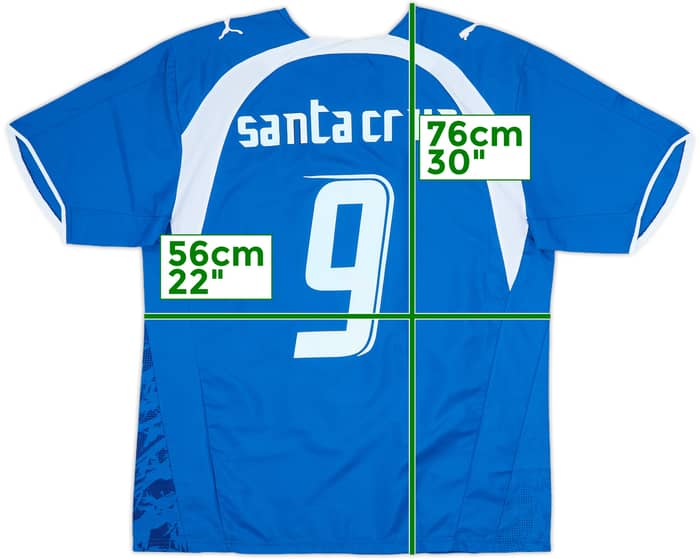 2006-07 Paraguay Away Shirt Santa Cruz #9 - 7/10 - (L)