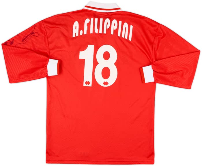 1997-98 Brescia Third L/S Shirt A. Filippini #18 - 7/10 - (M)