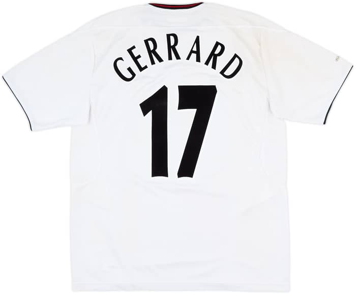 2003-04 Liverpool Away Shirt Gerrard #17 - 6/10 - (L)