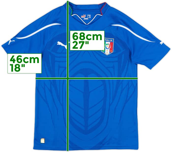 2010-12 Italy Home Shirt - 10/10 - (XL.Boys)