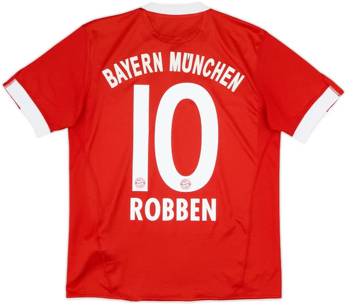 2009-10 Bayern Munich Home Shirt Robben #10 - 8/10 - (XL.Boys)