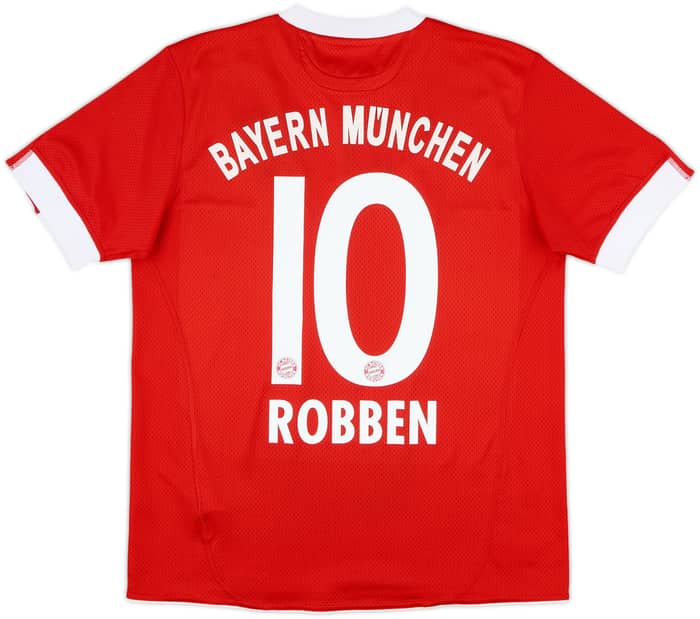 2009-10 Bayern Munich Home Shirt Robben #10 - 8/10 - (M)