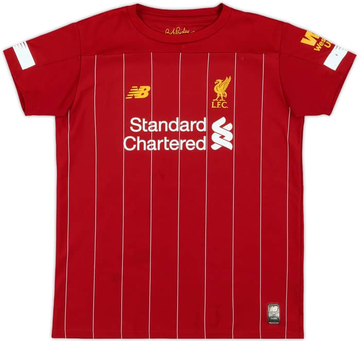 2019-20 Liverpool Home Shirt Virgil #4 - 7/10 - (6-7 Years)