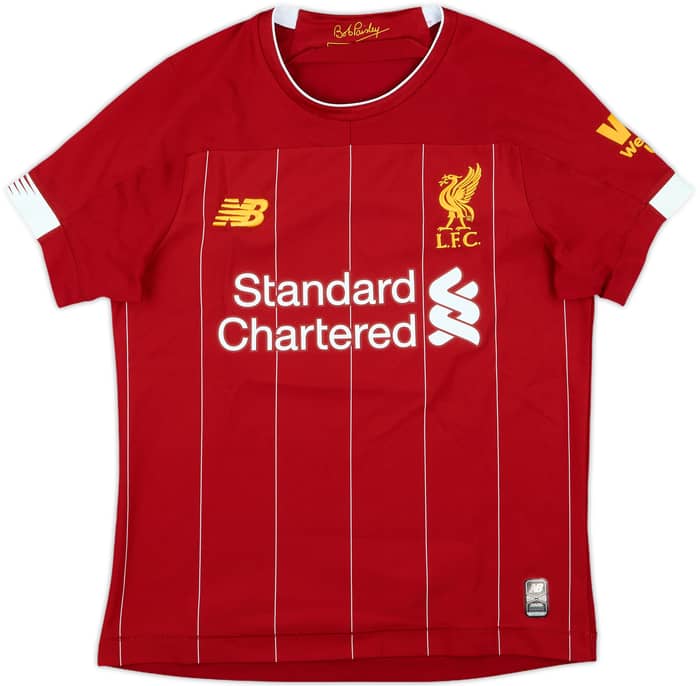 2019-20 Liverpool Home Shirt Virgil #4 - 9/10 - (M.Boys)