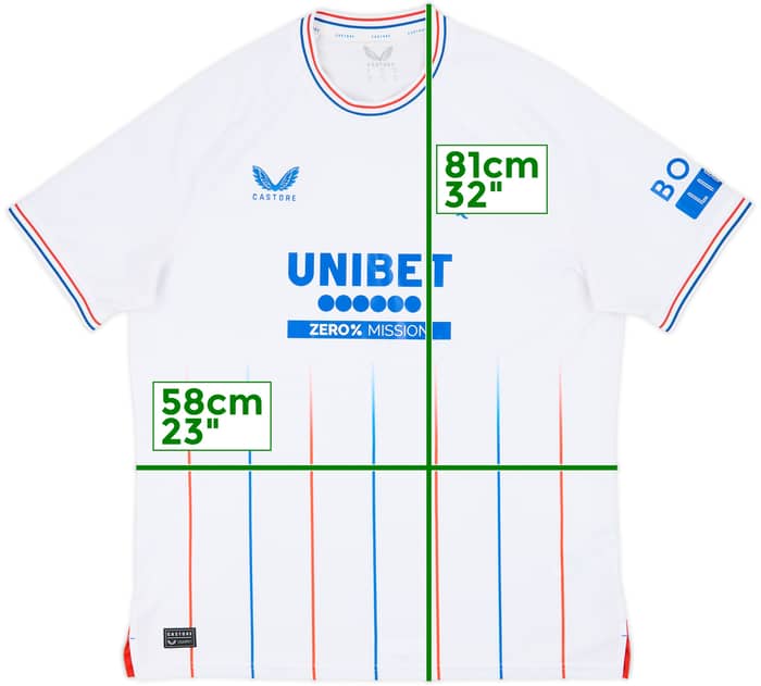 2023-24 Rangers Away Shirt - 8/10 - (XL)