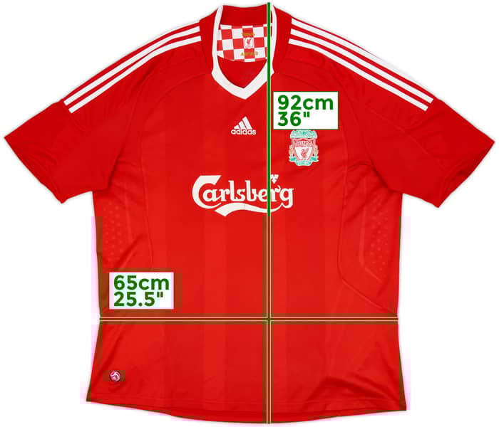 2008-10 Liverpool Home Shirt #96 - 6/10 - (XL)