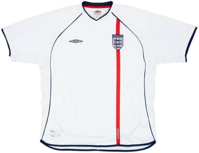 2001-03 England Home Shirt - 5/10 - (XXL)