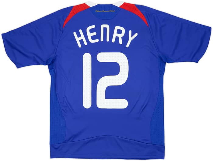 2007-08 France Home Shirt Henry #12 - 8/10 - (XL.Boys)