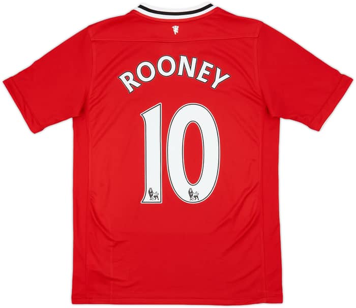 2011-12 Manchester United Home Shirt Rooney #10 - 8/10 - (XL.Boys)