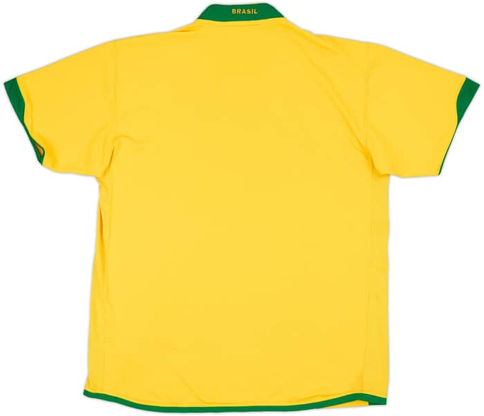 2006-08 Brazil Home Shirt - 5/10 - (L)
