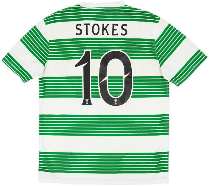 2013-15 Celtic Home Shirt Stokes #10 - 5/10 - (M)