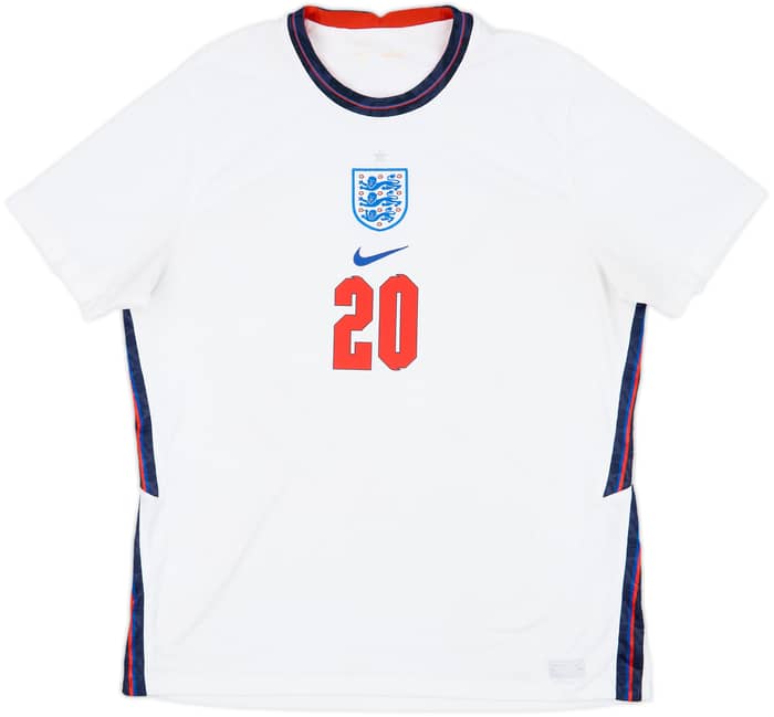 2020-22 England Home Shirt Foden #20 - 8/10 - (XL)