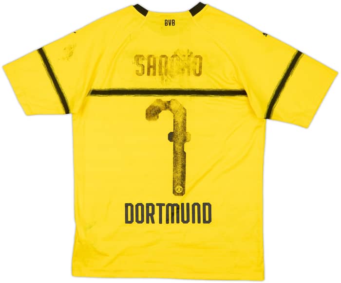 2018-19 Borussia Dortmund European Home Shirt Sancho #7 - 4/10 - (M)