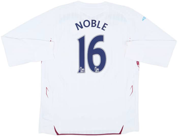2007-08 West Ham Away L/S Shirt Noble #16 - 6/10 - (XL)