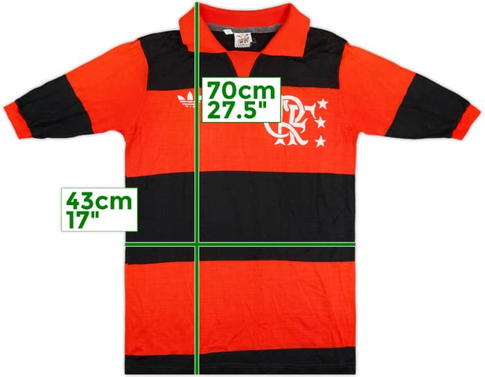 1984-86 Flamengo Home Shirt #3 - 7/10 - (S)
