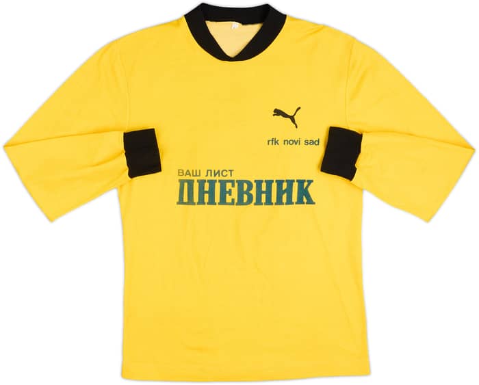 1986-88 RFK Novi Sad Match Issue Home L/S Shirt #4