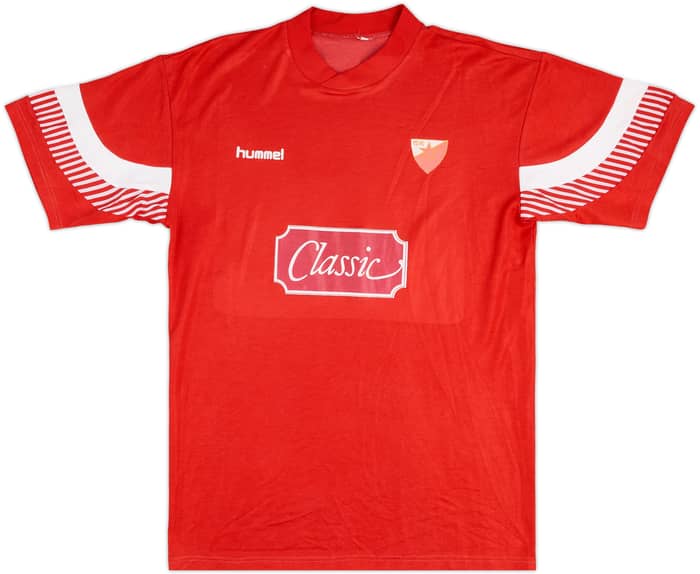 1991-93 Red Star Belgrade Hummel Fan Shirt #9 - 7/10 - (XL)