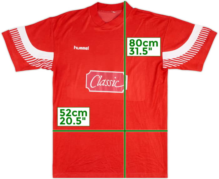 1991-93 Red Star Belgrade Hummel Fan Shirt #9 - 7/10 - (XL)