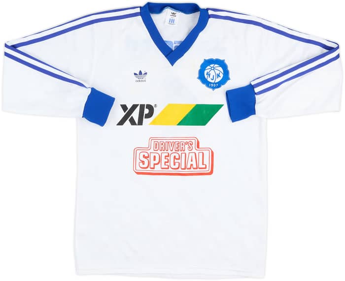 1984-86 HJK Helsinki Match Issue Home L/S Shirt #4