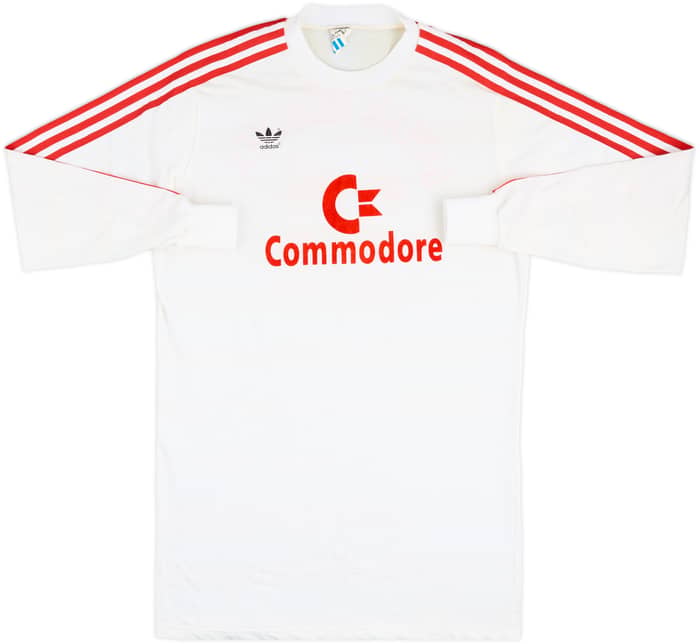 1984-89 Bayern Munich Away L/S Shirt #11 - 8/10 - (L)