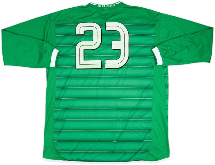 2003 Ireland Player Issue Squad Signed Home L/S Shirt #23 (XXL)