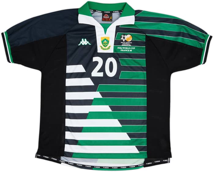 1998 South Africa Player Issue 'World Cup' Away Shirt #20 - 5/10 - (XL)