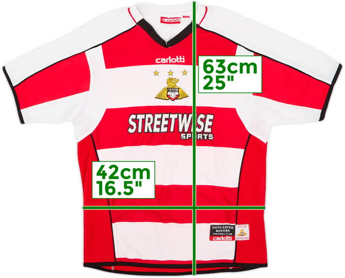 2005-06 Doncaster Rovers Home Shirt - 6/10 - (M.Boys)