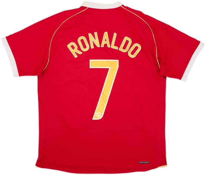 2006-07 Manchester United Home Shirt Ronaldo #7 - 6/10 - (L)