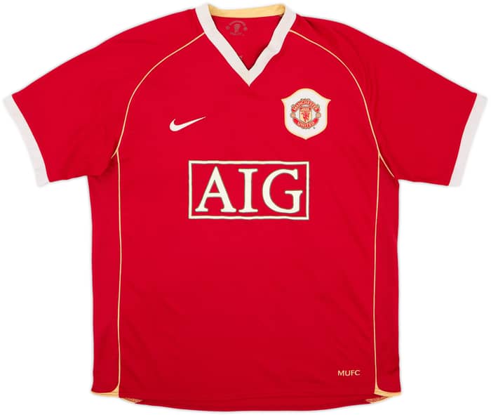 2006-07 Manchester United Home Shirt Ronaldo #7 - 6/10 - (L)